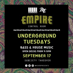 The Curator @ Subciety Takeover @ Empire Control Room 9.17.19