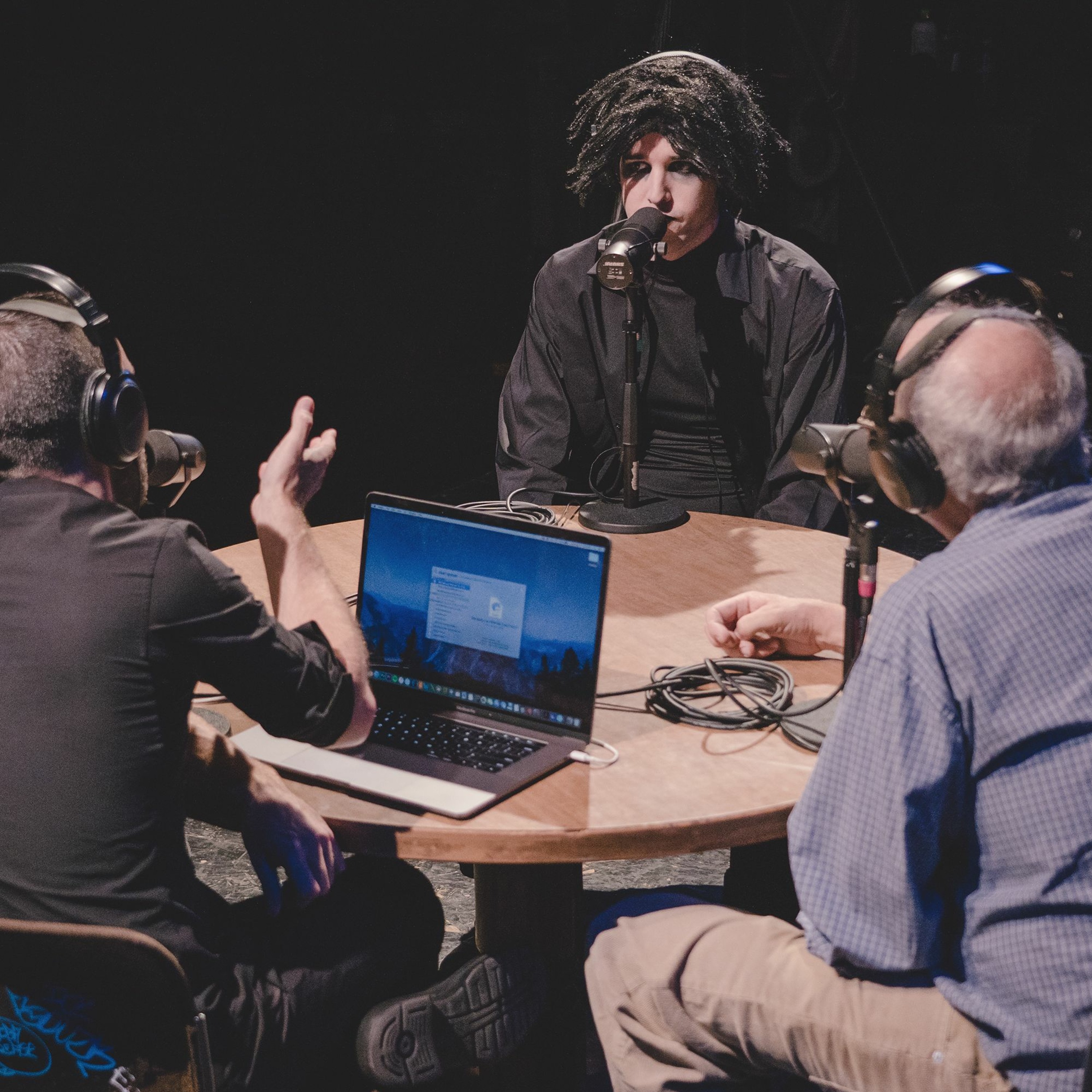 Onstage with Jim and Tom