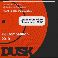 Dusk DJ Competition 2019