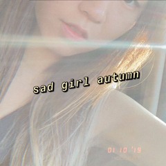 sad girl autumn