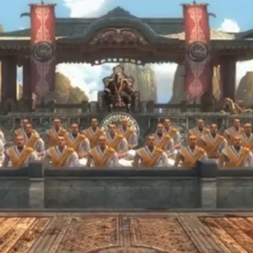 Mortal Kombat 9 The courtyard day