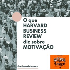 MOTIVAÇÃO O QUE HARVARD DIZ sobre no livro Gerenciando a si mesmo - Acorda meu amo 2