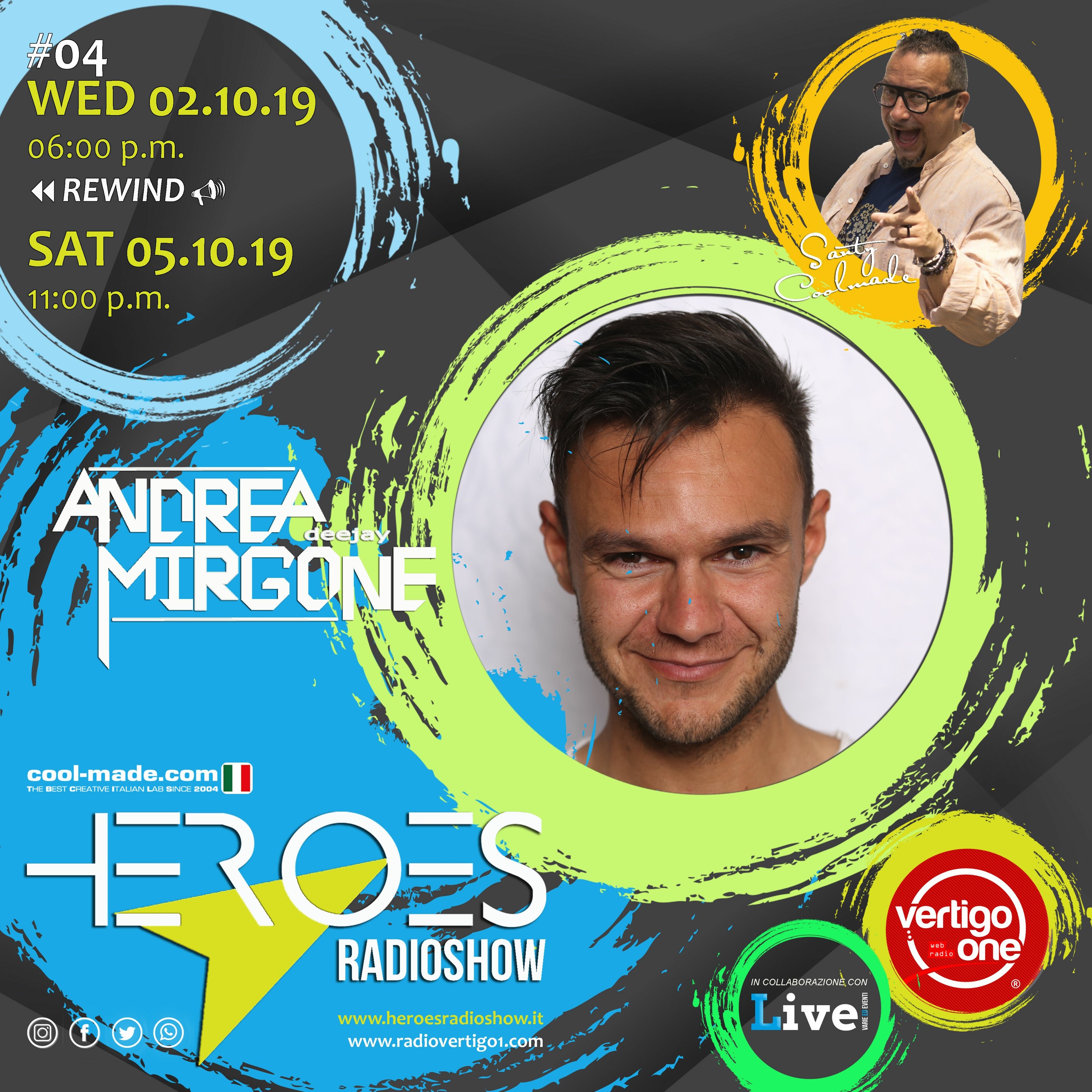 #04/2019-20> HEROES RadioShow - Special Guest ANDREA MIRGONE episode artwork
