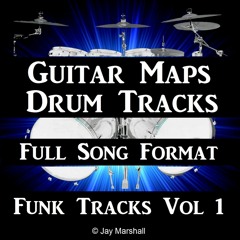 Slow Funk Drum Beat 60 BPM Full Song Format Drum Track #215