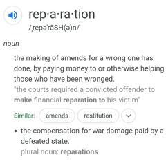 Reparations(Stay woke)