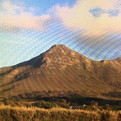 Lever du soleil au travers une lens SEMAINE6 AFRIQUE DU SUD