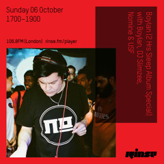 Boylan (2 Hrs Sleep Album Special) with Boylan, DJ Slimzee, Nomine & USF - 06 October 2019