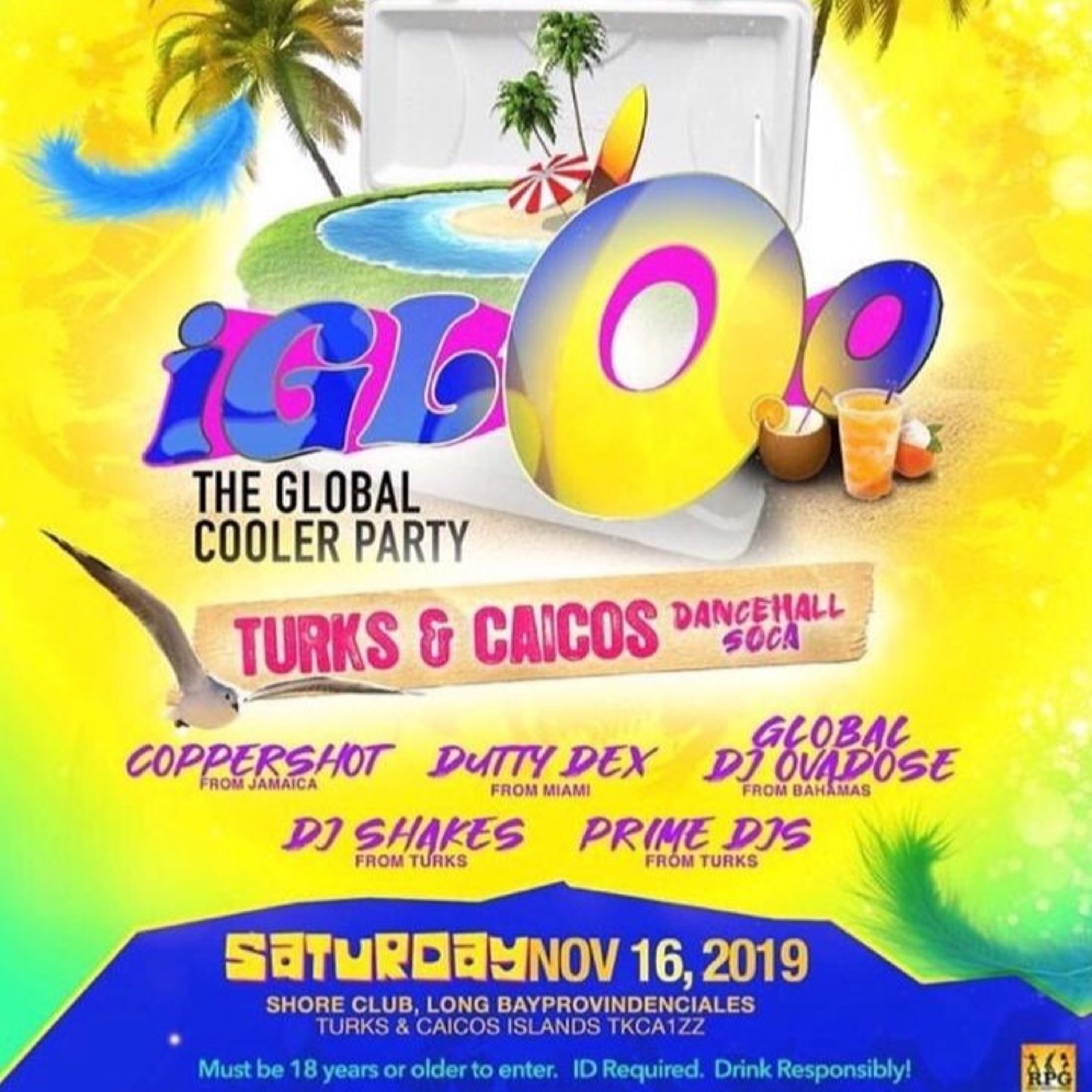 IGLOO @TURKS & CACIOS NOVEMBER 16,2019 [PROMO MIXTAPE BY CUTTY X WITTY BLACKS] episode artwork