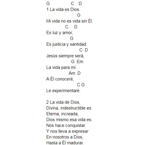 La vida es Dios