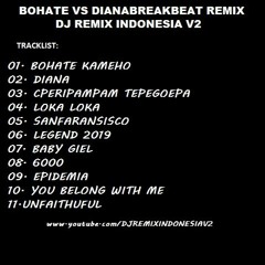 DJ BOHATE VS DIANA 2019 BREAKBEAT REMIX SUPER BASS★