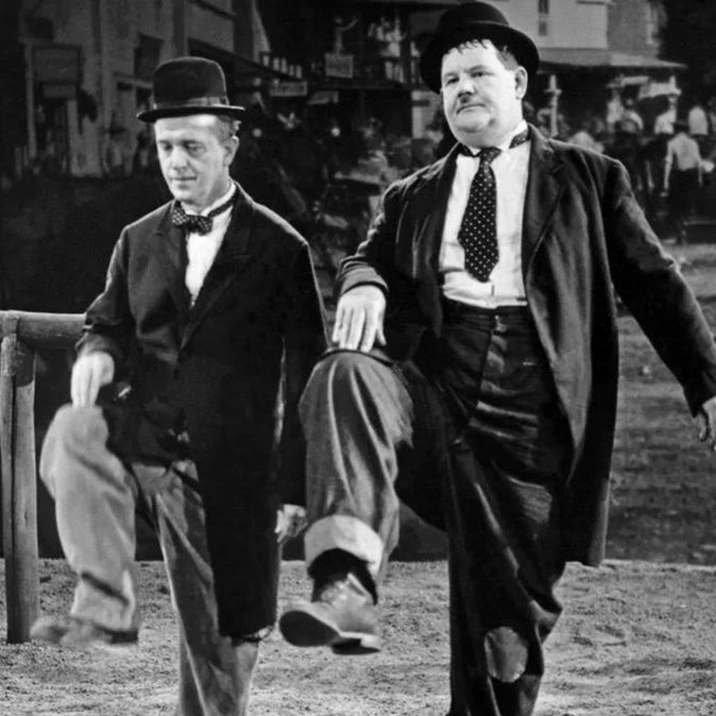 181 - Laurel and Hardy - Twice Two, County Hospital, and Way Out West episode artwork