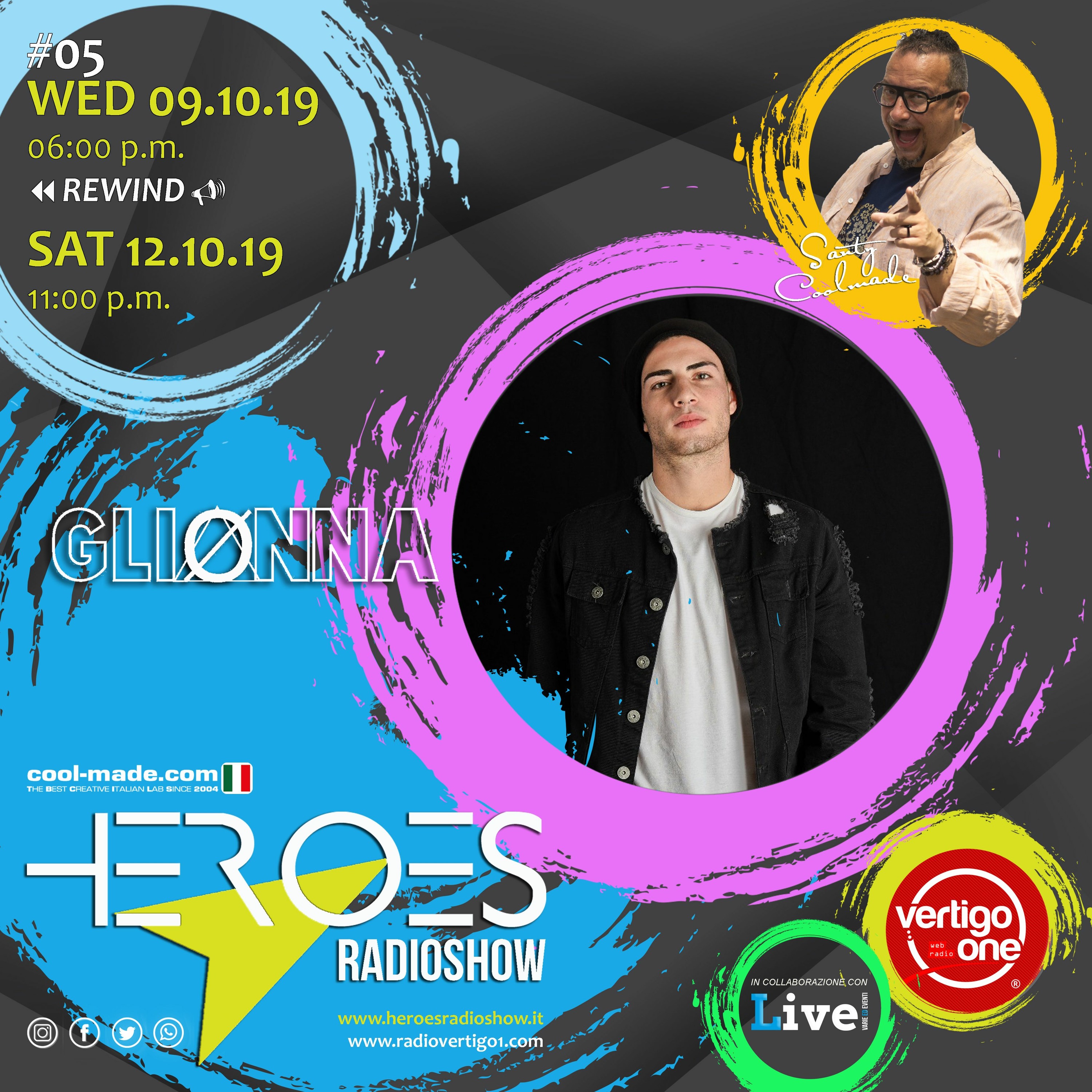 #05/2019-20> HEROES RadioShow - Special Guest GLIONNA episode artwork
