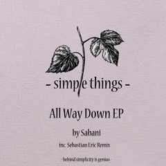 [STUD019] Sabani - All Way Down
