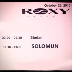 warm up for Solomun at Roxy Prague (Oct 28, 2016)