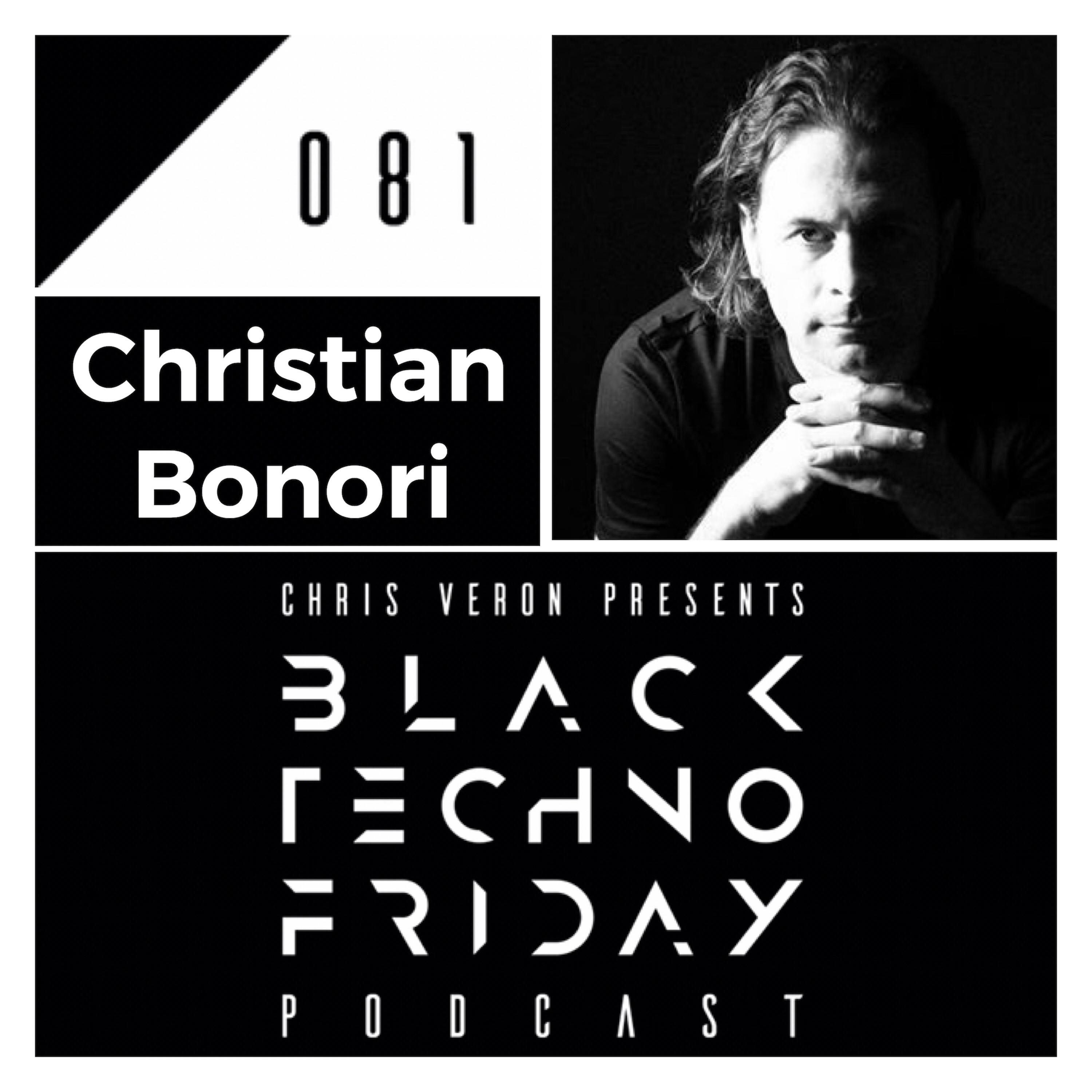 Black TECHNO Friday Podcast #081 by Christian Bonori (Suara/Yoshitoshi/Jannowitz) episode artwork