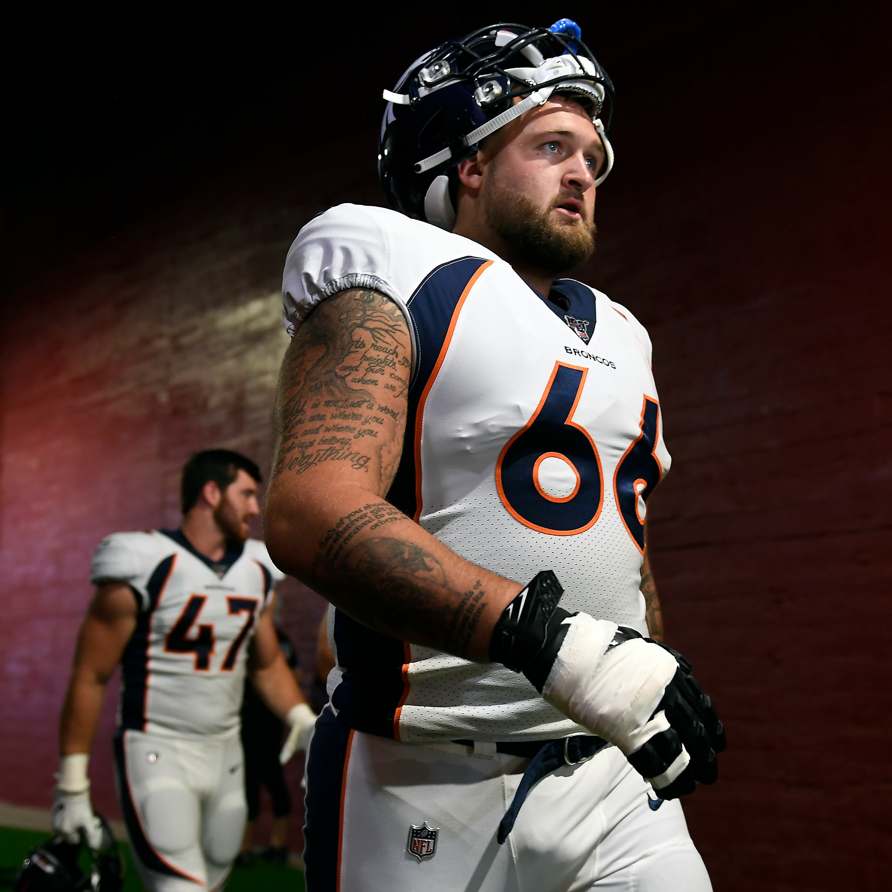 Ep. 96 -- Rookie Dalton Risner talks offensive line, previews Titans game episode artwork
