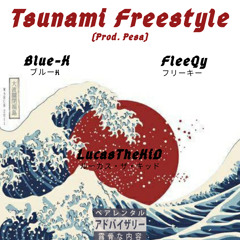 Tsunami Freestyle (ft. Blue-K & FleeQy)prod.PESA