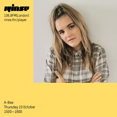 A-Bee - New 4x4 Garage Special - Rinse FM [10th October 2019]