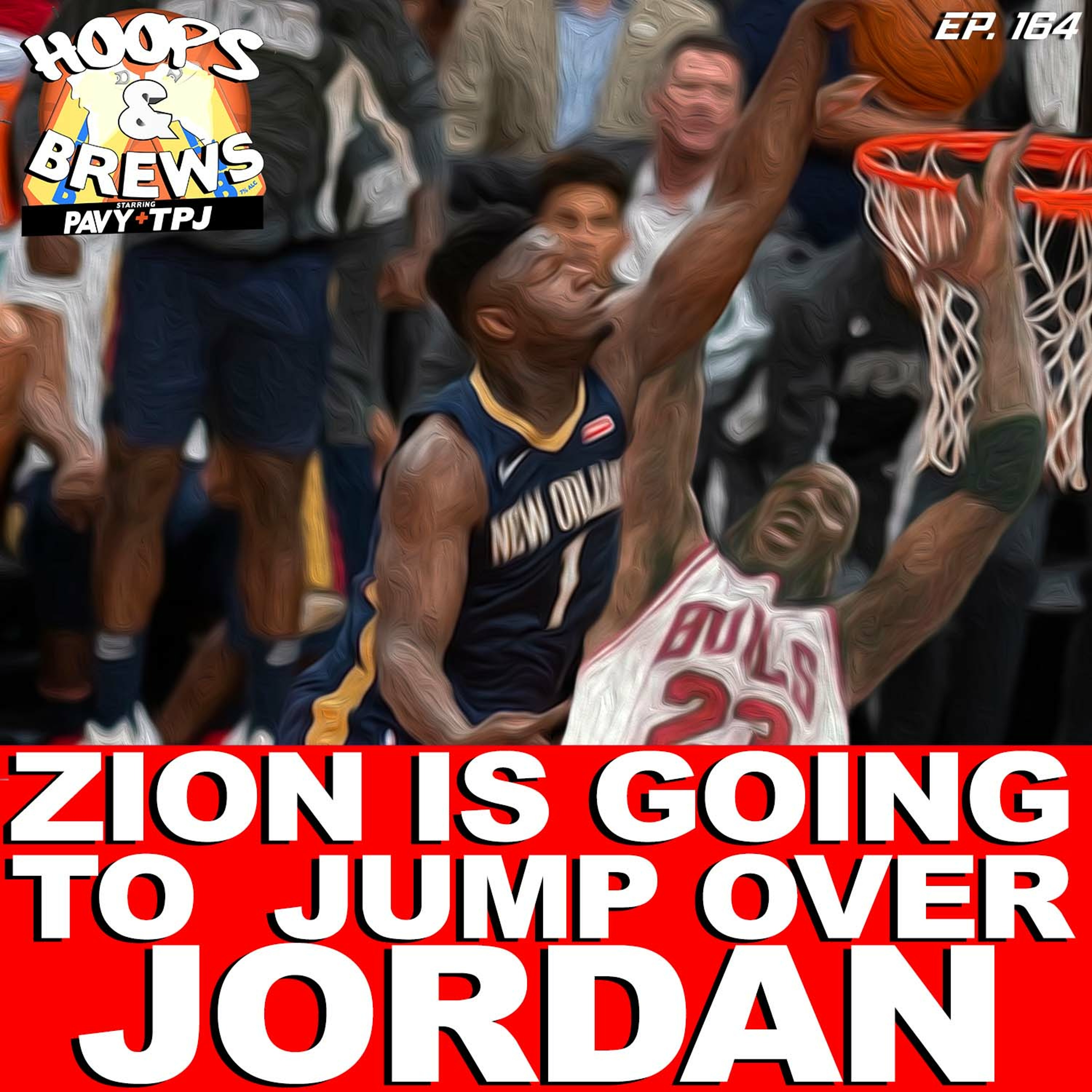#HoopsNBrews Ep. 164: Zion is Going to Jump Over Jordan (feat. Ashley Murray) episode artwork
