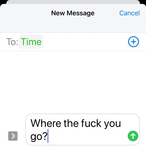 Time (I'mma leave you alone if thats what you want)