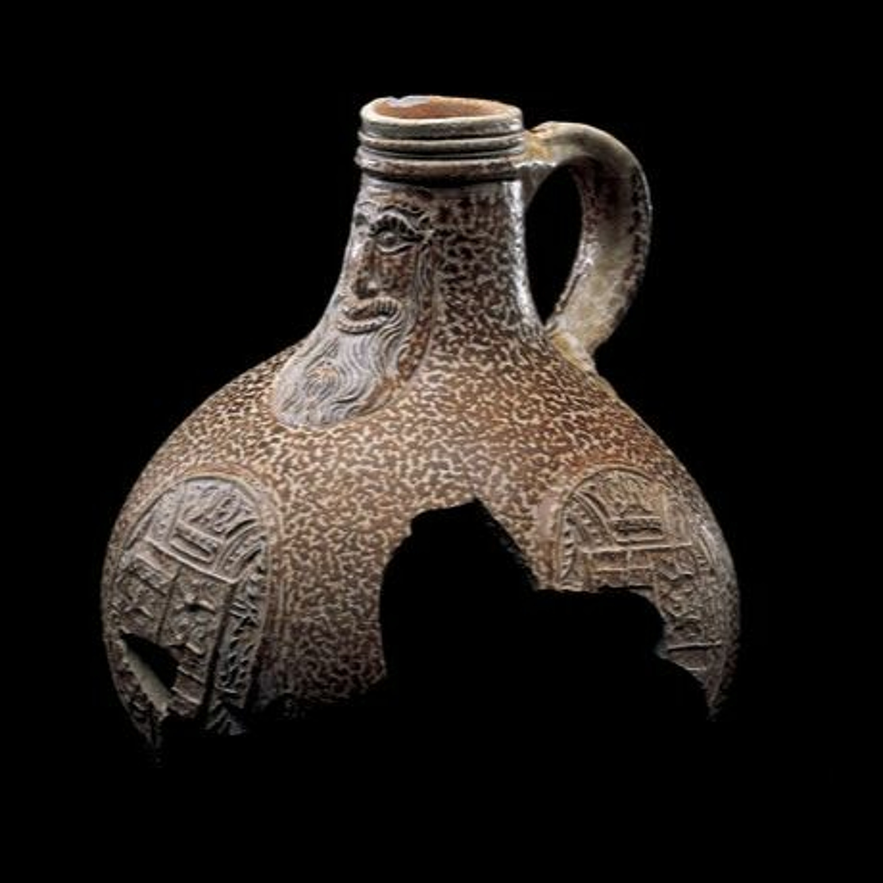 History of the United States in 100 Objects -- 9: Bartmann Jug with Guelph Coat-of-Arms, 1600-1610