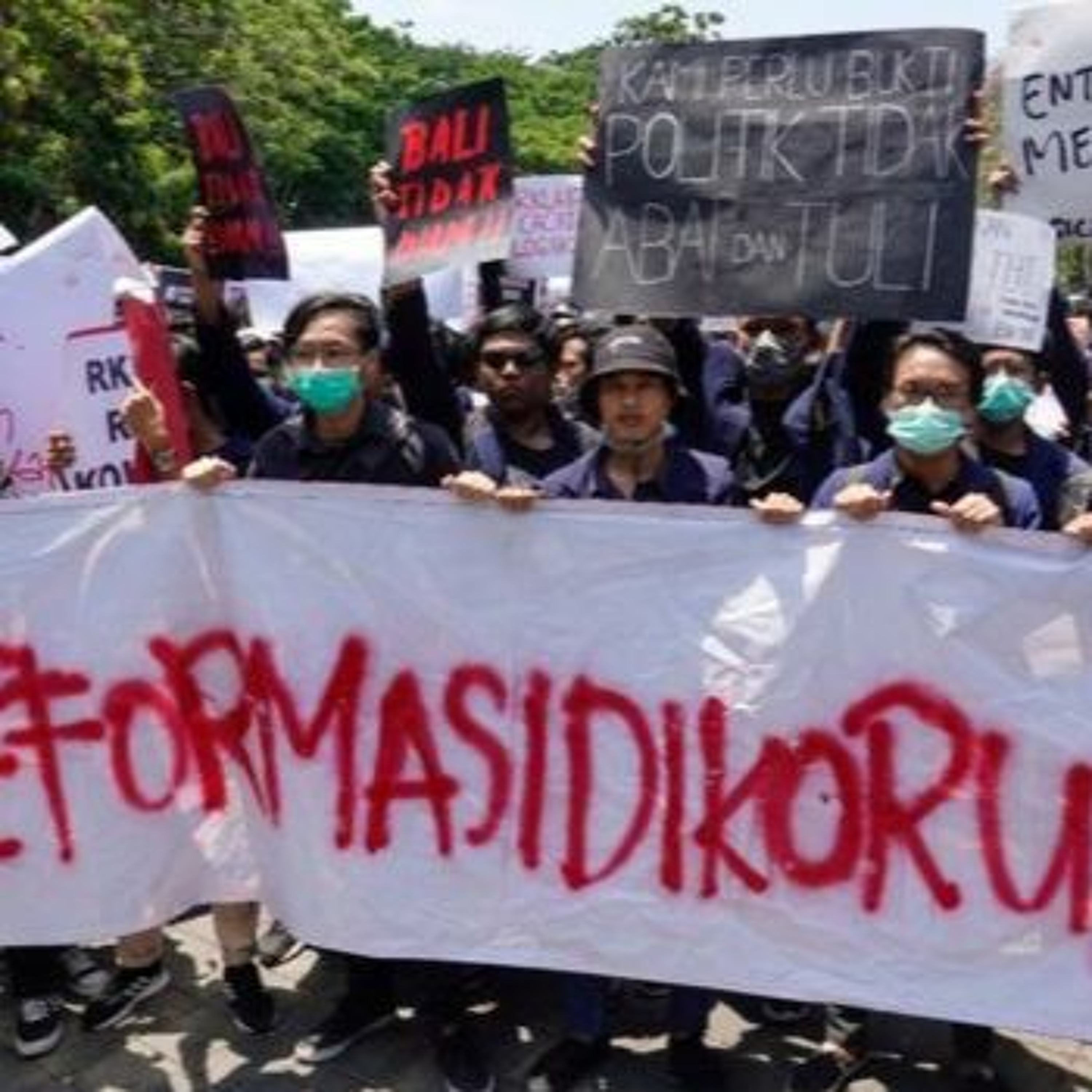Indonesian student activist on the movement against President Widodo episode artwork