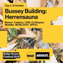 DJ Stingray @ Boiler Room Festival 2019 (2019.10.12 - London)