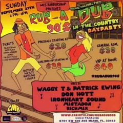 DJ DON HOT LIVE @ RUB - A - DUB 90s FT. WAGGY T, MISTA DON, IRON HEART, AND SUPA TWITCH