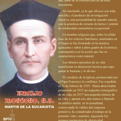 Capítulo1 CONOCE AL P. EMILIO MOSCOSO, S.J. " Mártir de la Eucaristía"