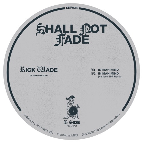 SNF036 // Rick Wade + Harrison BDP - In Mah Mind EP