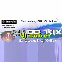 djX-ite on Klubb Kix ALL FM 96.9 Manchester