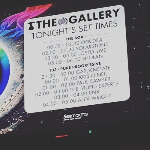 Alex Wright @ The Gallery pres. Pure Trance [27.09.2019]