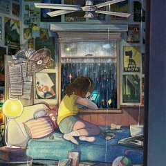 put your head on my shoulder but it's rainy and in the other room playing