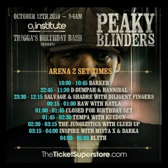 TRIGGA'S BIRTHDAY BASH - PEAKY BLINDERS!