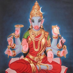 Om Shreem Brzee Sri Swarna Varahi Devyei Namaha x 108