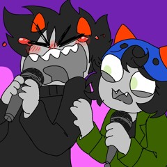 Nepeta takes Karkat to karaoke.