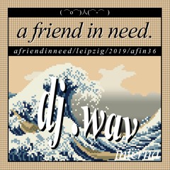 PREMIERE: DJ .wav - Aqua-Line [a friend in need]