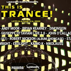 John O'Callaghan LIVE This is Trance - Luminosity ADE2019