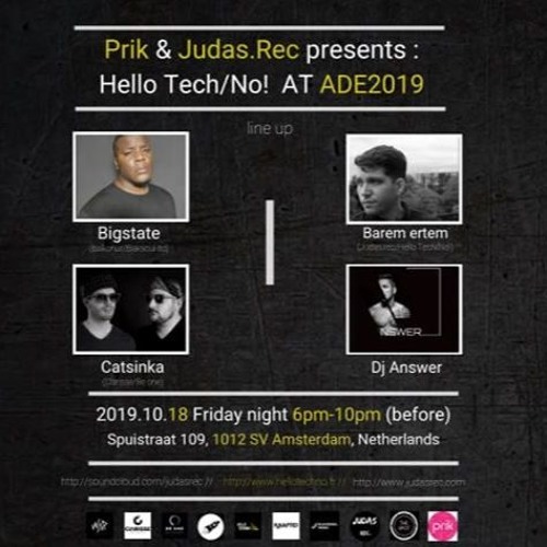 ADE 2019 - Live @Prik (Amsterdam/Netherlands)