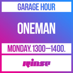 Garage Hour: Oneman - 21 October 2019