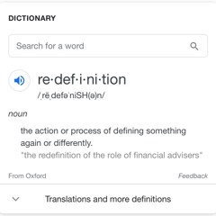 Redefinition