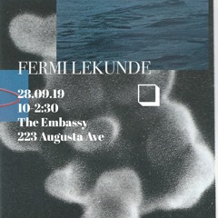 28.09.19 @ The Embassy