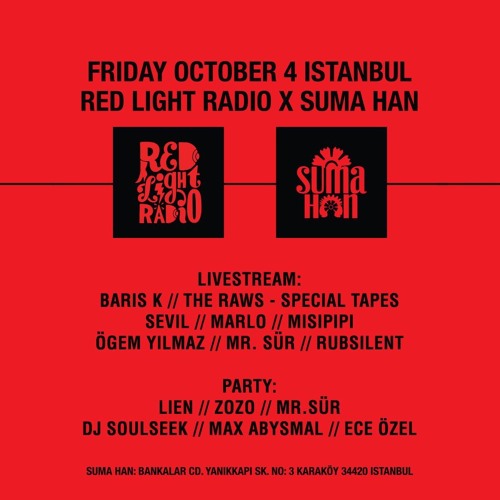Stream Mx. Sür x Red Light Radio x Suma Han 04.10.2019* by Mx. Sür | Listen  online for free on SoundCloud