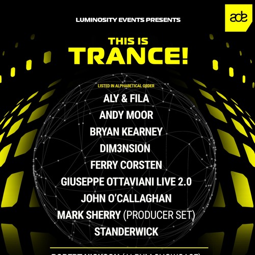 Aly & Fila Live @ Luminosity Presents This Is Trance ADE 19-10-2019