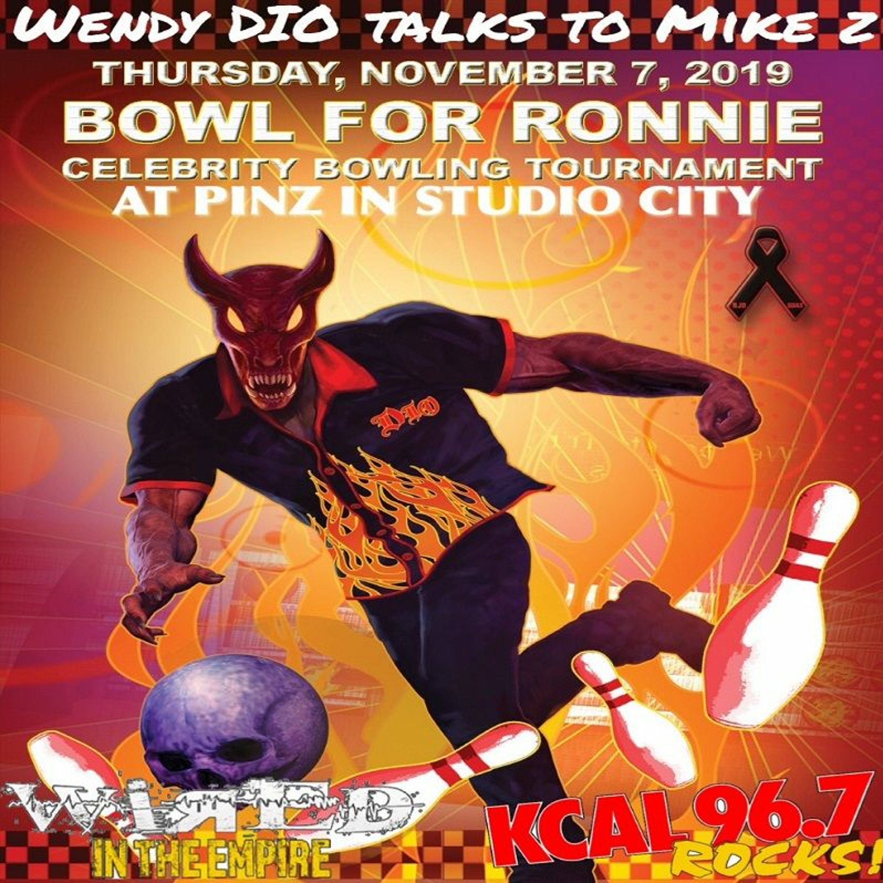 Wendy Dio talks Bowl For Ronnie Charity Event 2019 episode artwork