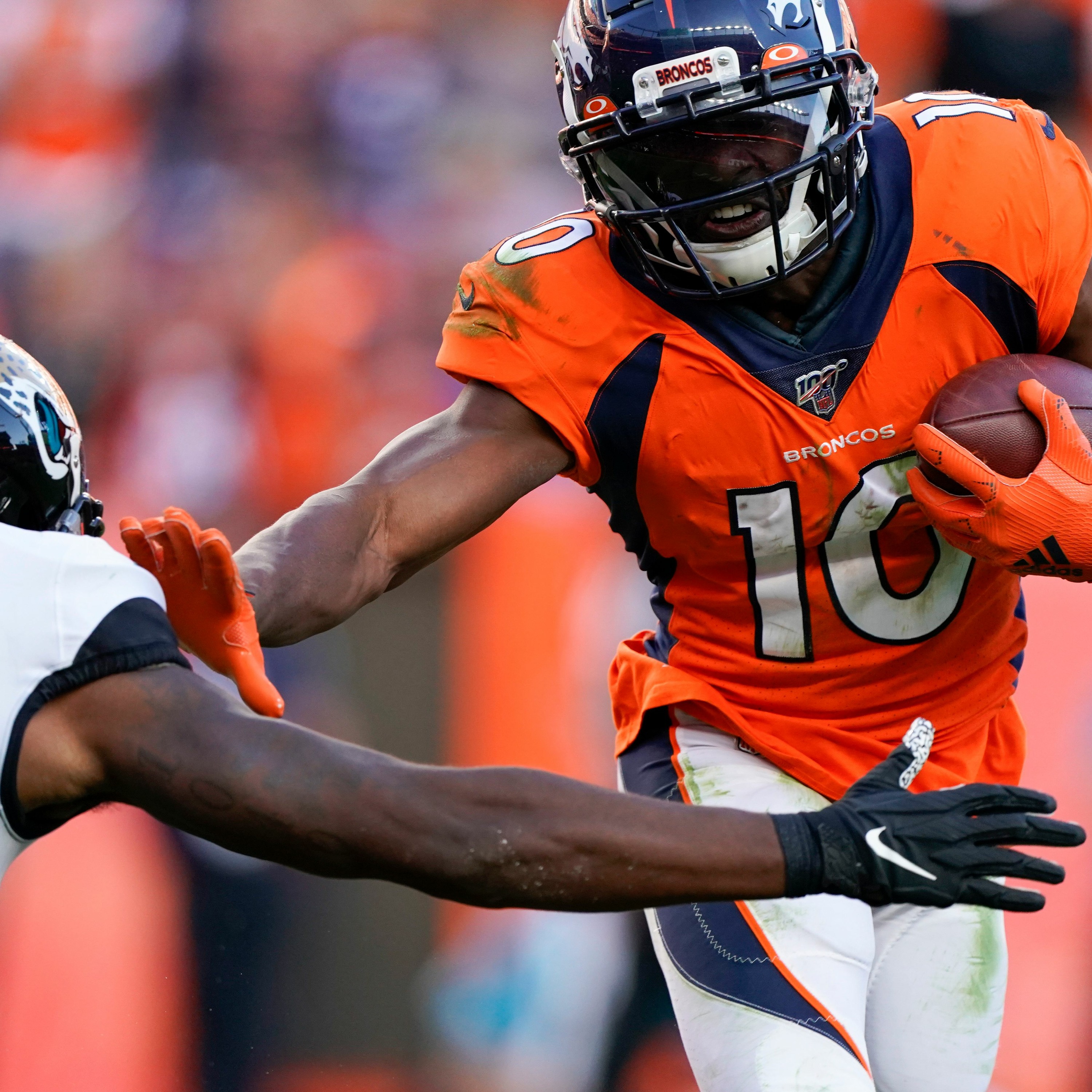 Ep. 100 -- Emmanuel Sanders trade reaction and Broncos-Colts preview episode artwork