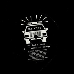 DJ Koze - Let´s Love [International Records Recordings]