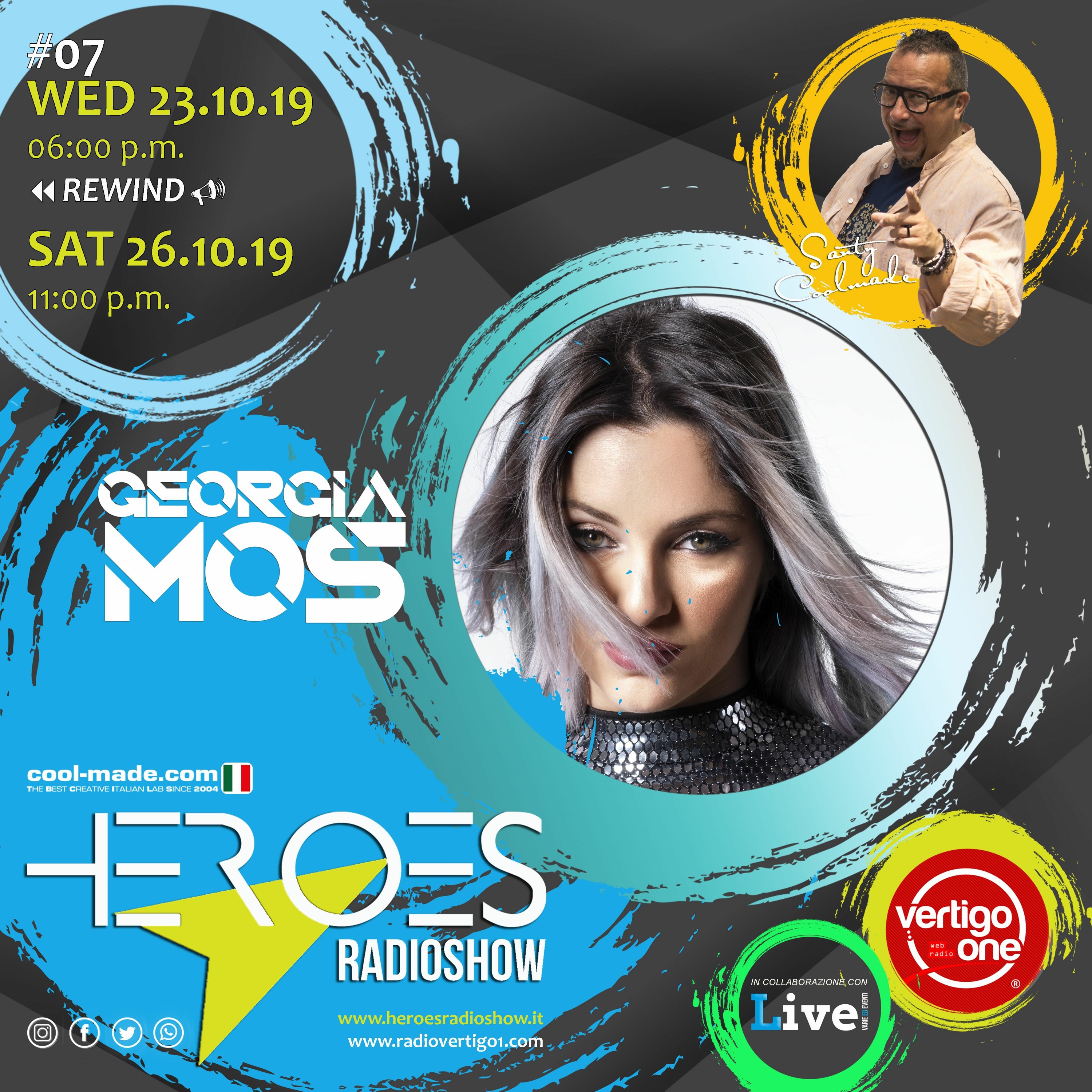 #07/2019-20> HEROES RadioShow - Special Guest GEORGIA MOS episode artwork