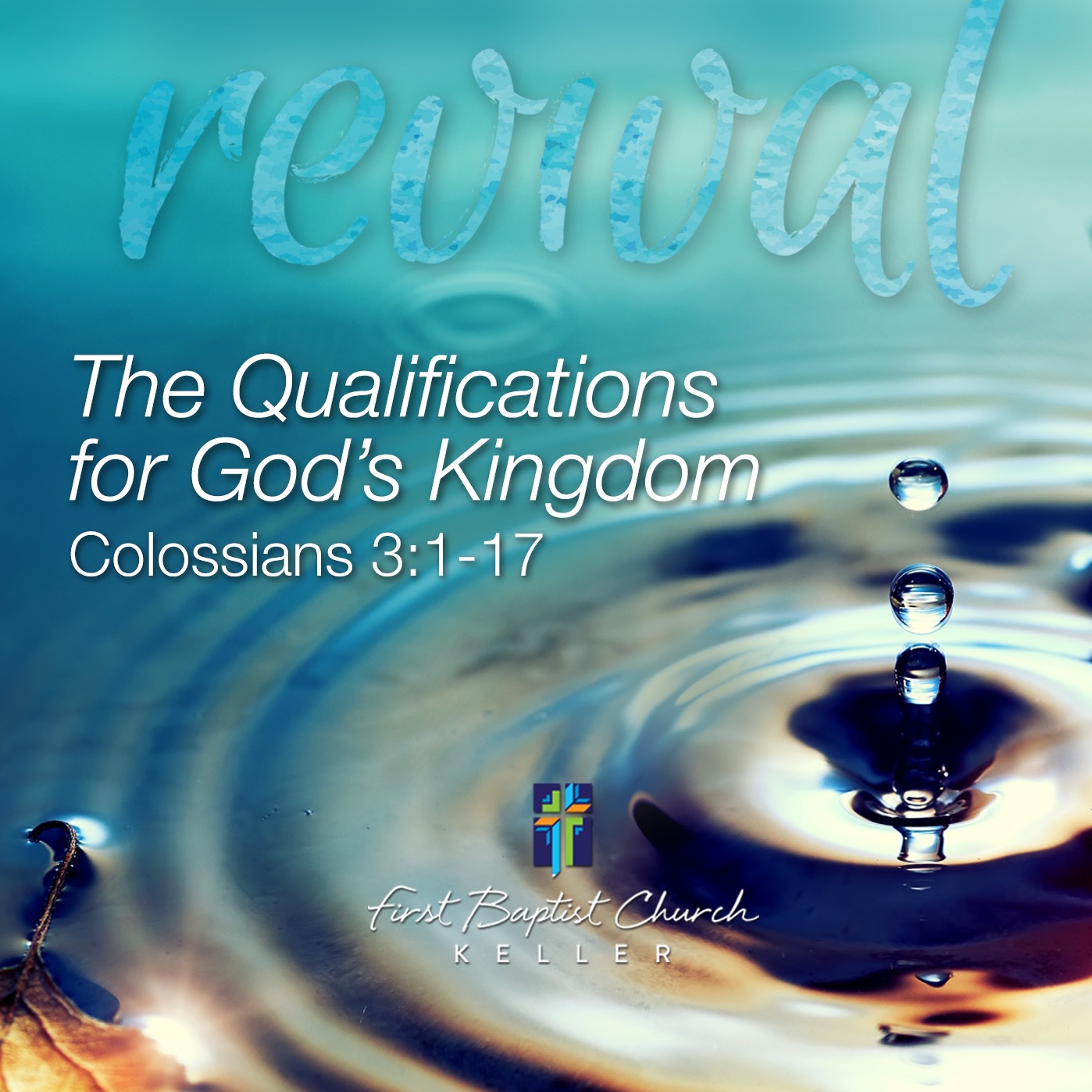 The Qualifications for God's Kingdom_10-22-19 episode artwork