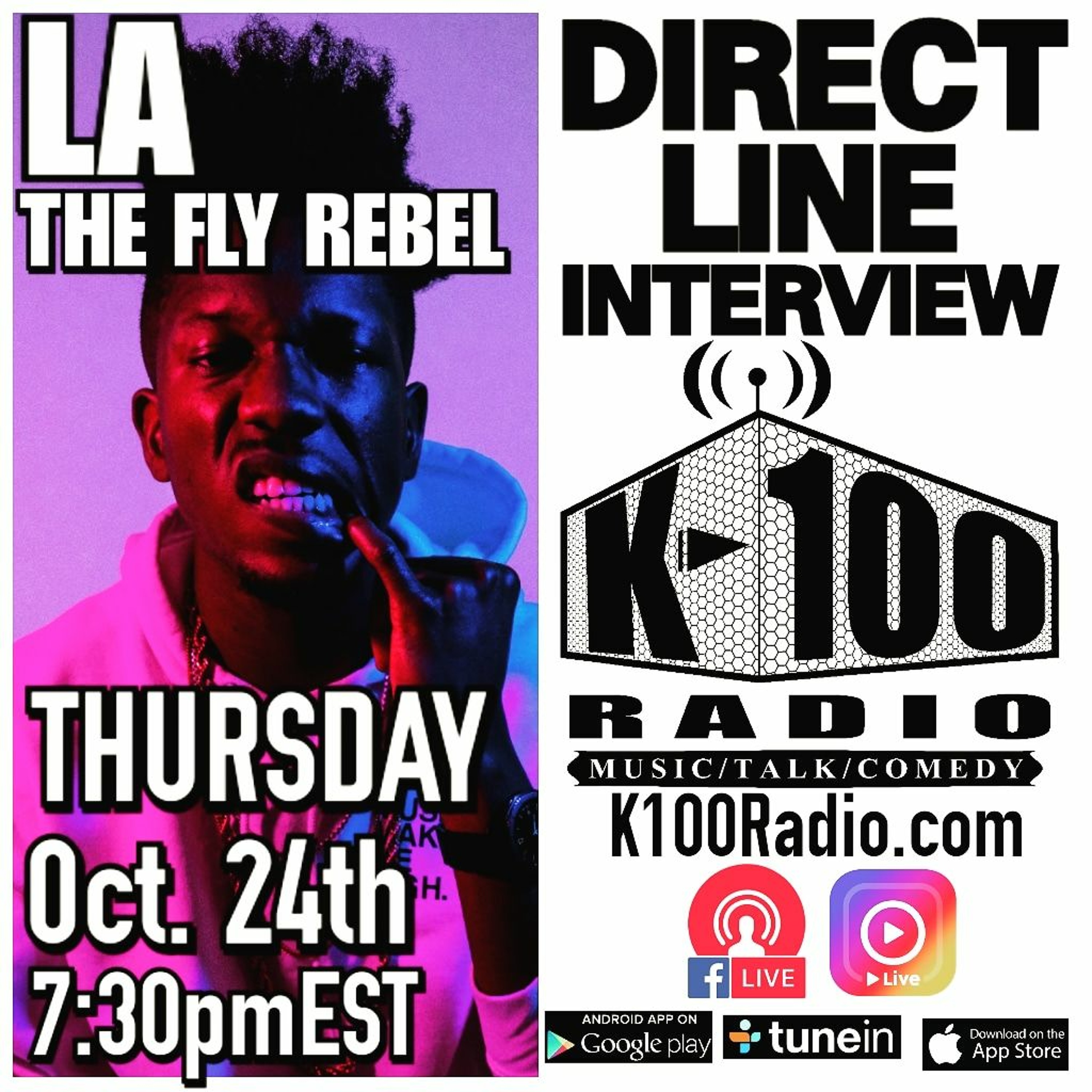 Direct Line Interview with LA The Fly Rebel episode artwork